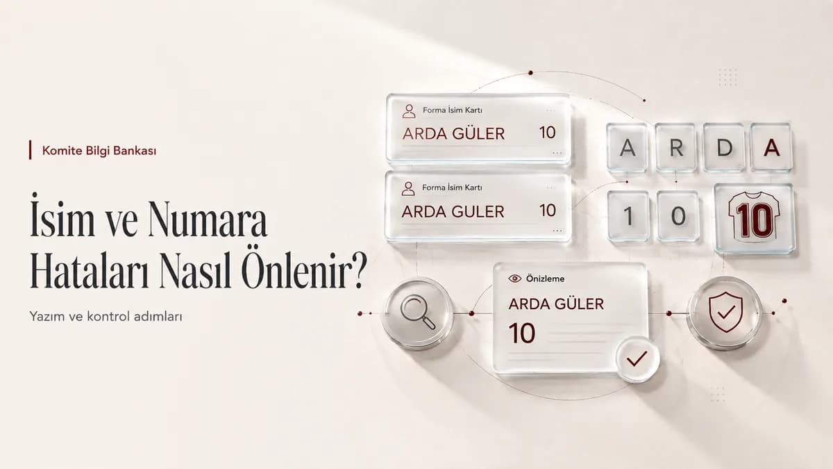 İsim ve Numara Listesindeki Yazım Hataları Nasıl Önlenir?