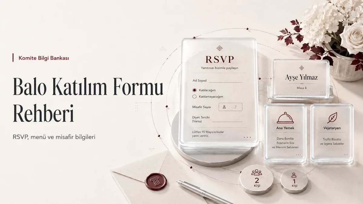 Mezuniyet Balosu Katılım Formunda Neler Olmalı?