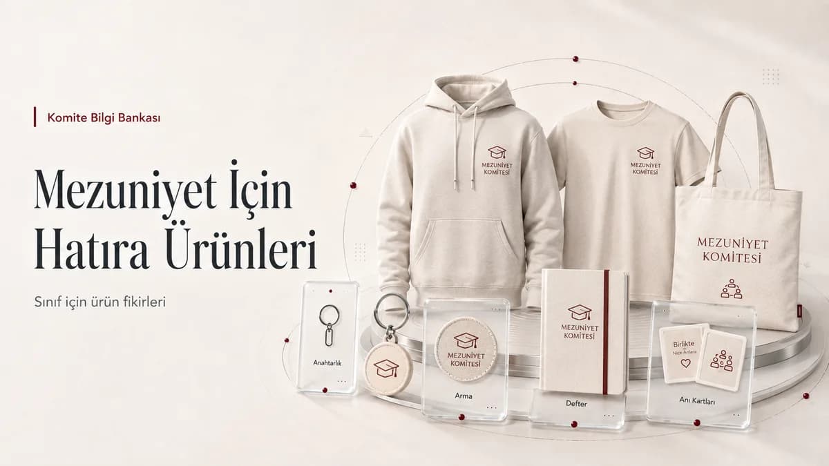 Mezuniyet İçin Hangi Hatıra Ürünleri Hazırlanabilir?