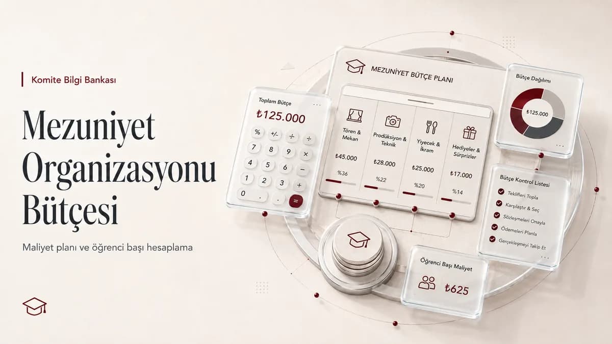Mezuniyet Organizasyonu Bütçesi Nasıl Hazırlanır?