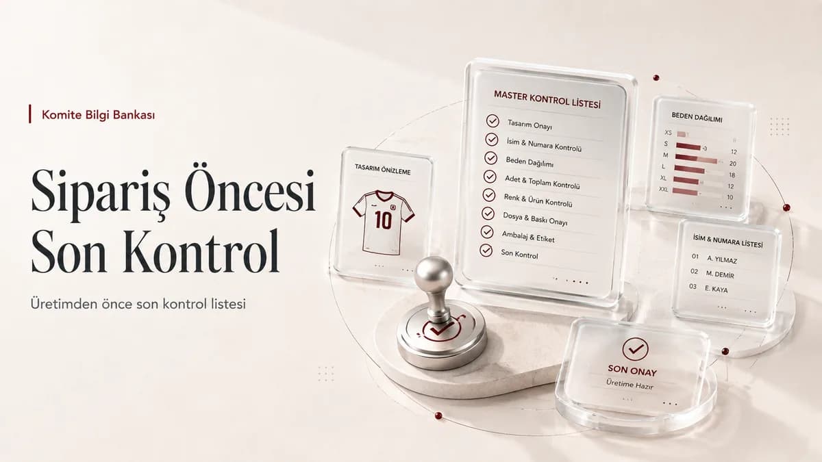 Mezuniyet Siparişi Öncesi Son Kontrol Listesi