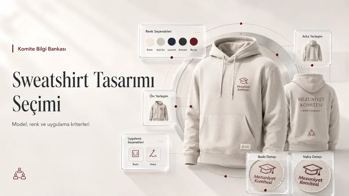Mezuniyet Sweatshirt Tasarımı Seçerken Nelere Dikkat Edilmeli?