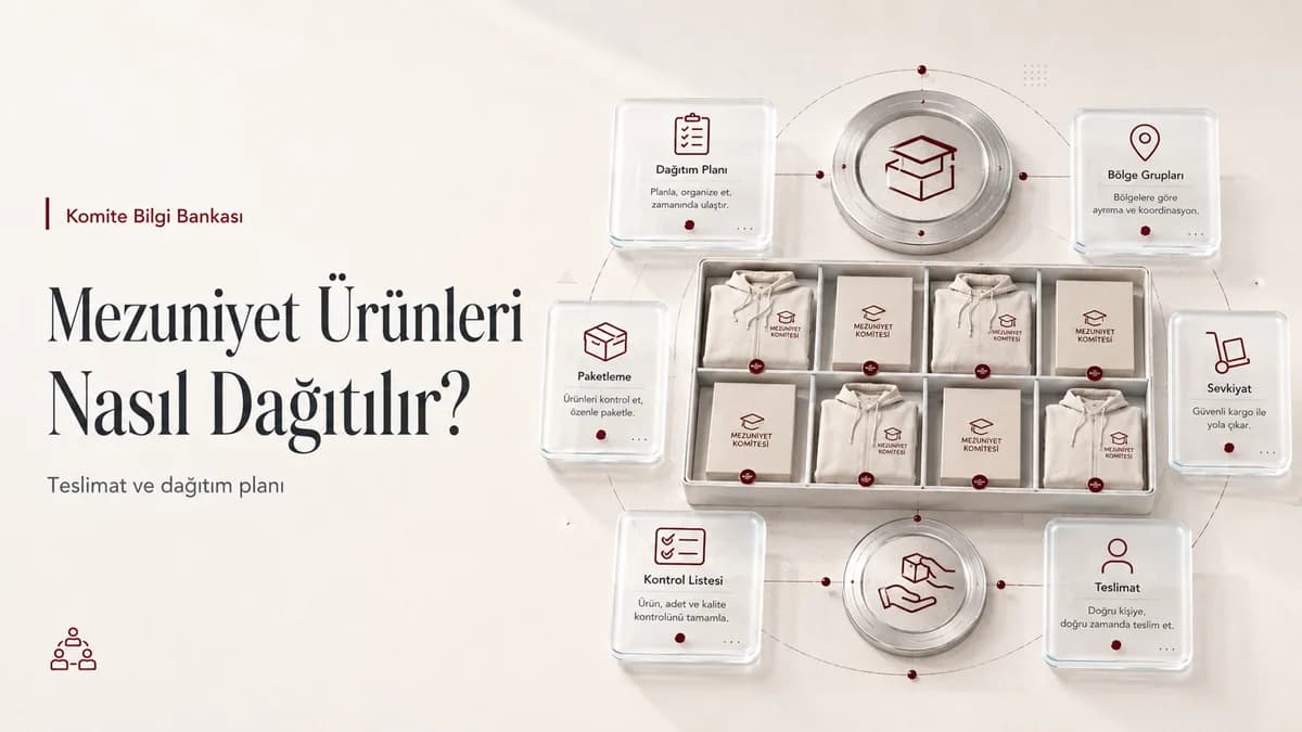 Mezuniyet Ürünleri Nasıl Dağıtılır?
