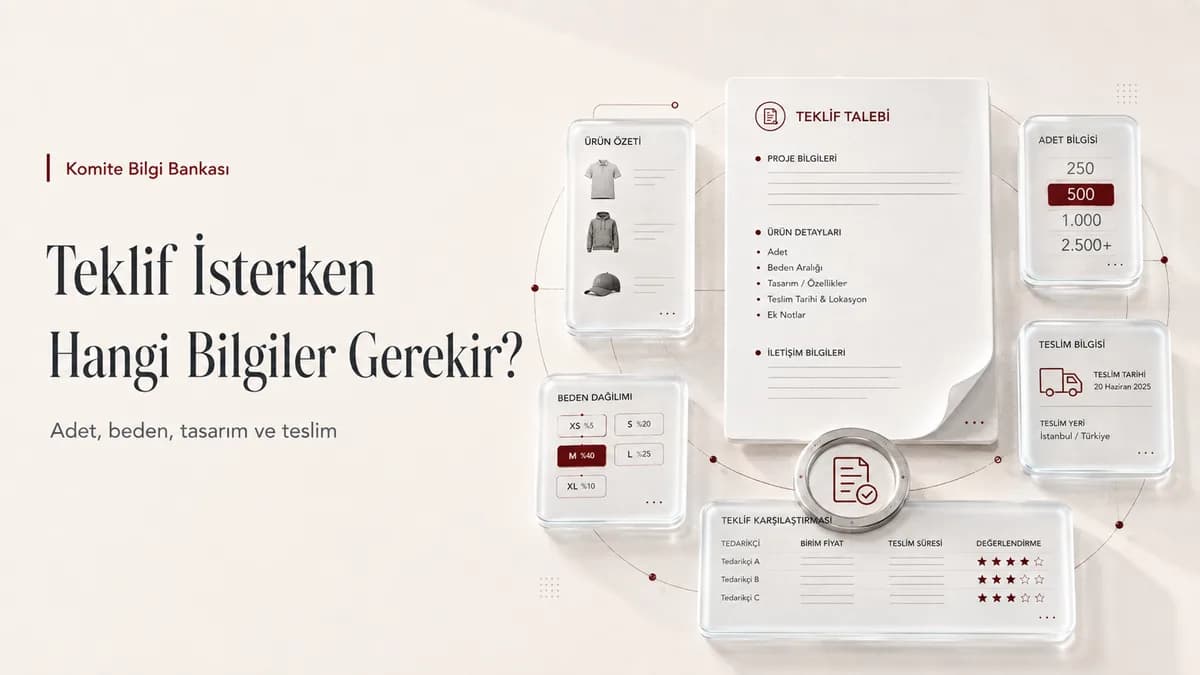 Mezuniyet Ürünü İçin Teklif İsterken Hangi Bilgiler Verilmeli?