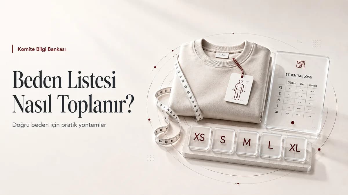 Sınıf Sweatshirt Beden Listesi Nasıl Toplanır?