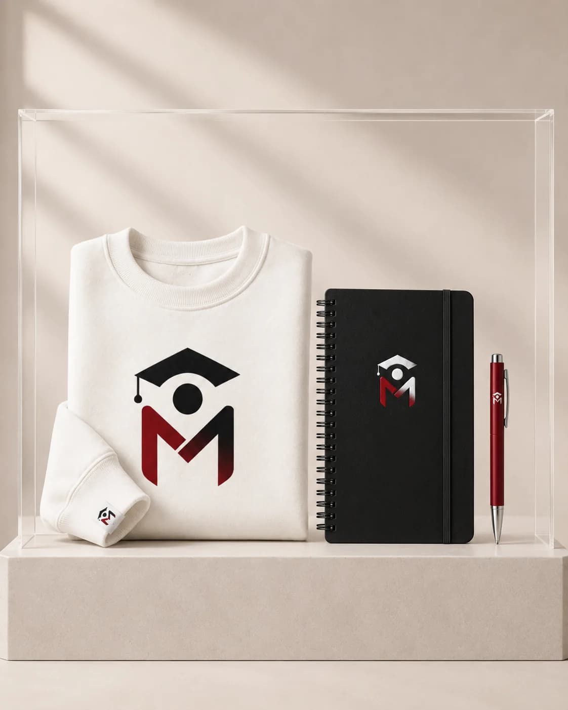 Sweatshirt, Şapka, Defter ve Kalem Mezuniyet Seti
